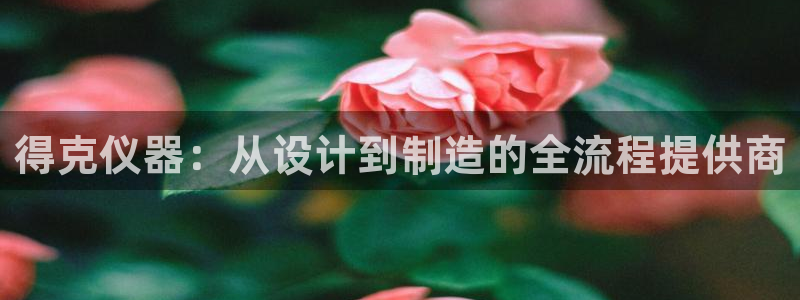 星欧娱乐注册登录入口：得克仪器：从设计到制造的全流程提供商