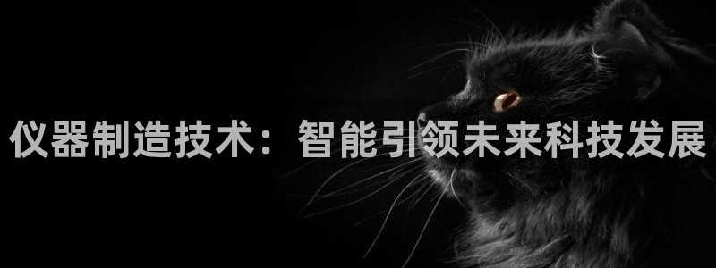 欧星娱乐彩票去：仪器制造技术：智能引领未来科技发展
