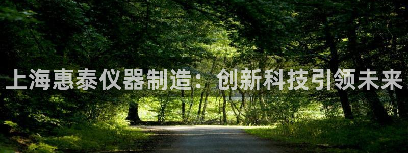 星欧娱乐登录后怎么登录：上海惠泰仪器制造：创新科技引领未来