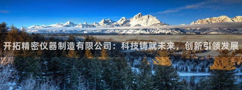 星欧娱乐老版本下载：开拓精密仪器制造有限公司：科技铸就未来，