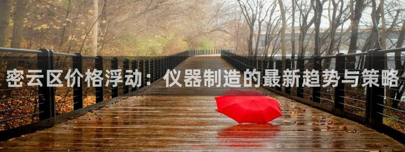 欧星娱乐pt：密云区价格浮动：仪器制造的最新趋势与策略