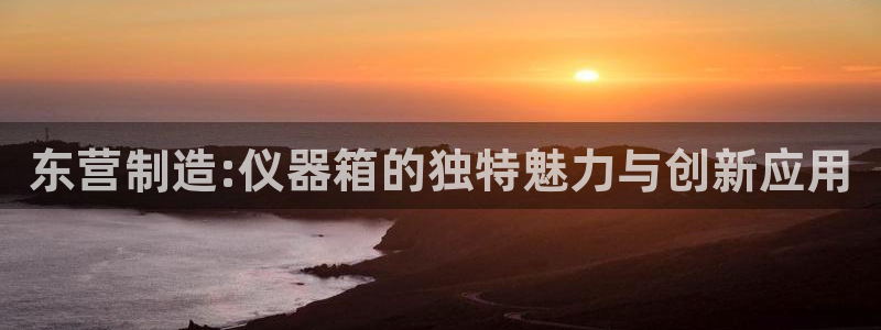 欧星娱乐官网：东营制造:仪器箱的独特魅力与创新应用