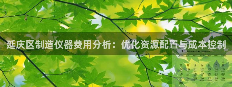 星辉娱乐西班牙人欧联：延庆区制造仪器费用分析：优化资源配置与