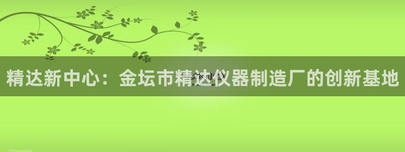 星欧娱乐官方网页版入口：精达新中心：金坛市精达仪器制造厂的创