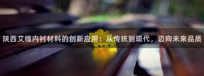 欧赫娱乐 超级星学院：陕西艾维内衬材料的创新应用：从传统到现
