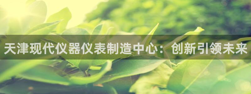星欧娱乐客服人工电话：天津现代仪器仪表制造中心：创新引领未来