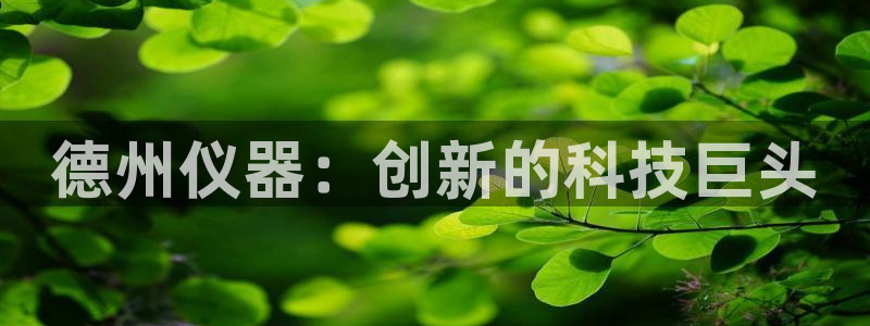 星欧娱乐客服电话：德州仪器：创新的科技巨头