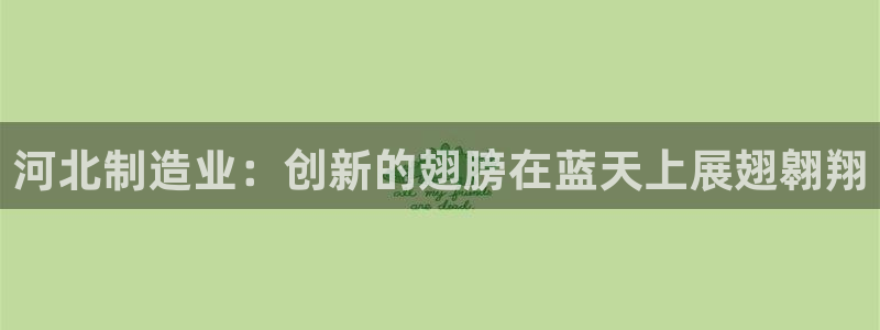 星欧娱乐是正规的吗：河北制造业：创新的翅膀在蓝天上展翅翱翔