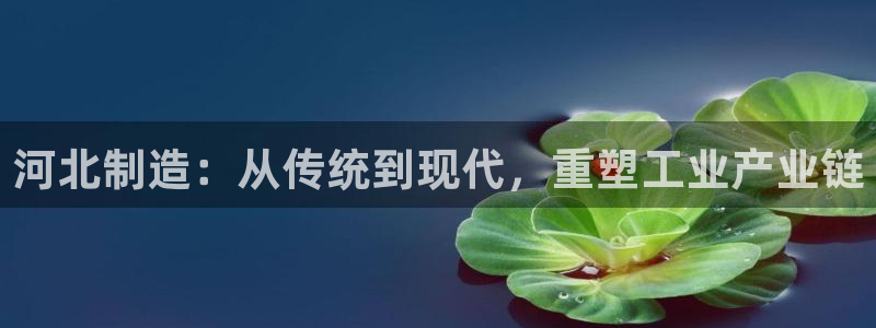 星欧娱乐彩票软件下载：河北制造：从传统到现代，重塑工业产业链