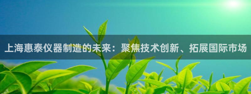 星欧娱乐登录网页版登录：上海惠泰仪器制造的未来：聚焦技术创新